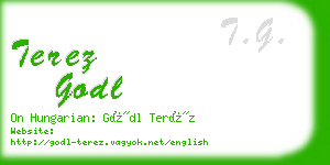 terez godl business card